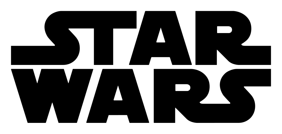 Star Wars logo and iconic starship designs from the original trilogy