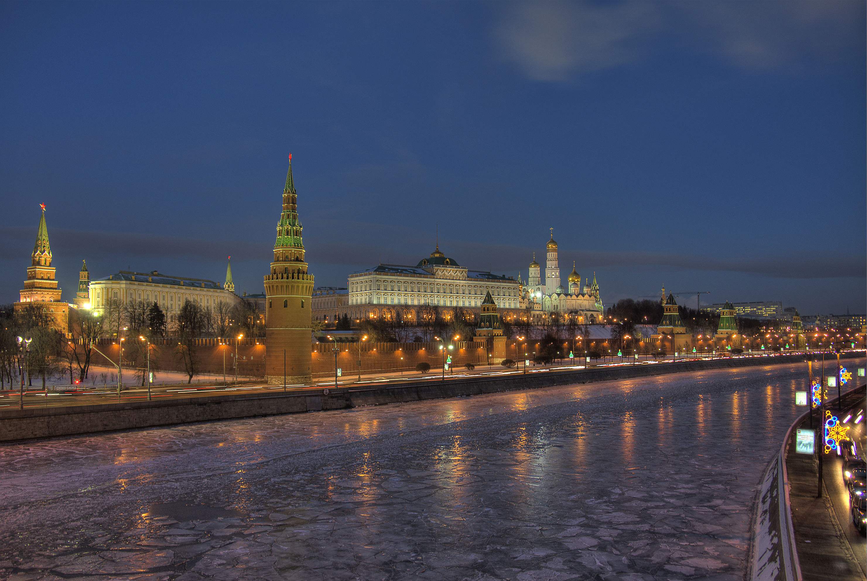 The Kremlin, seat of Russian power and subject of the security measures discussed in the article.