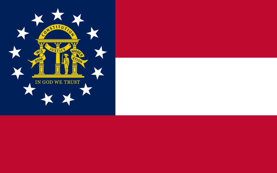 Georgia state flag - represents the location of the toxic water contamination cover-up