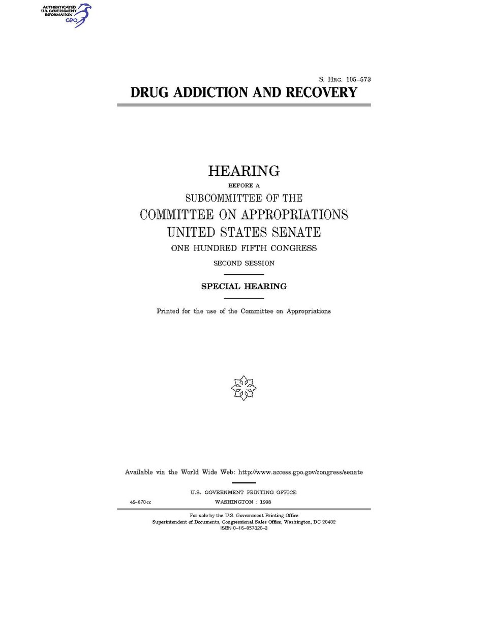 File:DRUG ADDICTION AND RECOVERY (IA gov.gpo.fdsys.CHRG-105shrg49670).pdf