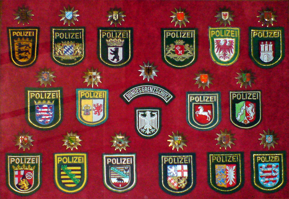 Flag of Germany representing the country where massive neo-Nazi raids occurred