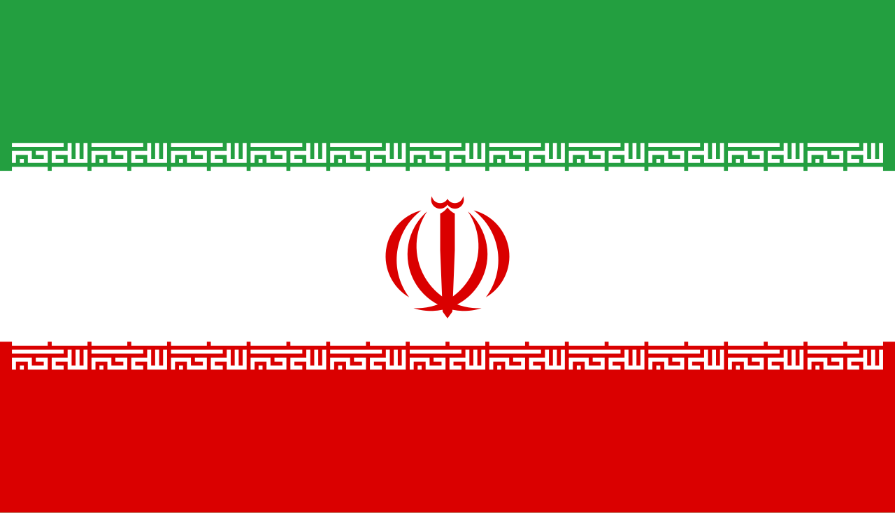 Iran's flag - central to Middle East geopolitical tensions and Zarif's warning to Gulf states